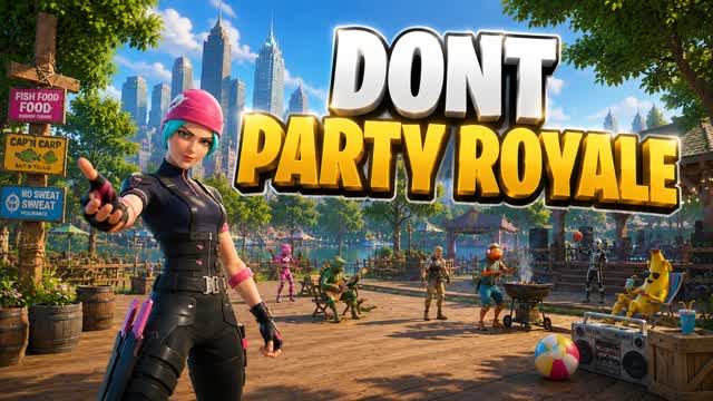 Dont Party Royale 2.0 — Fortnite Creative map cover art