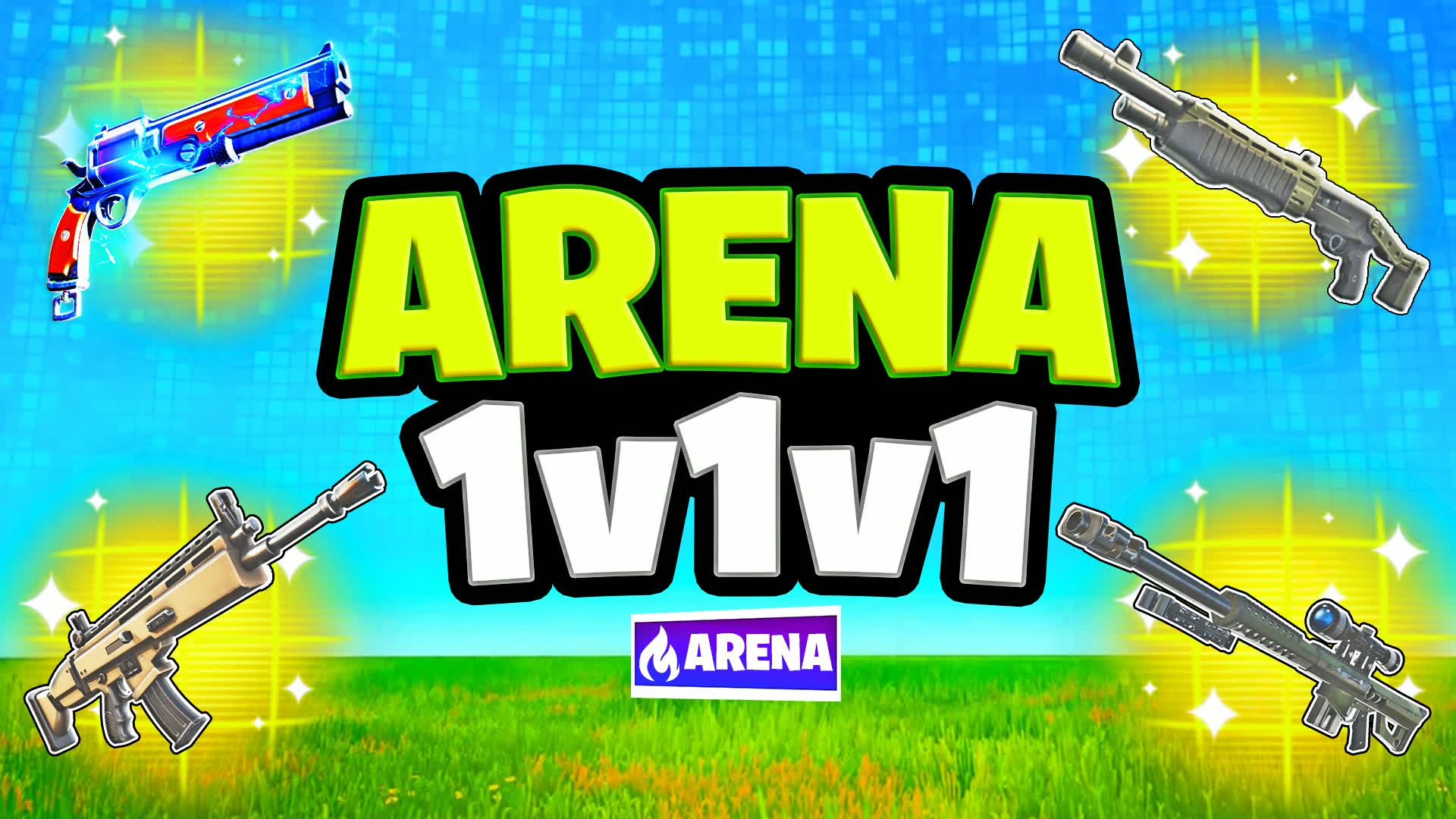 Reload 1v1v1v1+ ARENA Free For All — Fortnite Creative map