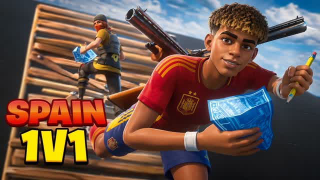 Spain Build Fights (200 Pumps) — Fortnite Creative map