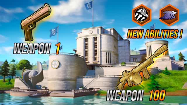 AGENCY GUN GAME 🔫💥 — Fortnite Creative map