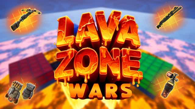 🔥 LAVA ZONE WARS — Fortnite Creative map