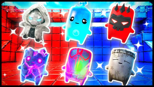 RED VS BLUE COPPER SURGE 🔴🔵 — Fortnite Creative map cover art