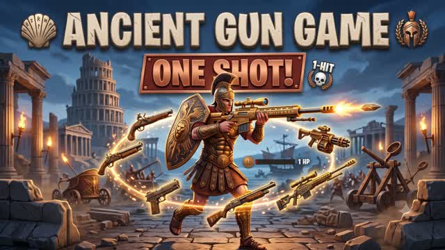 🏛️ Ancient Gun Game 🔫 — Fortnite Creative map cover art
