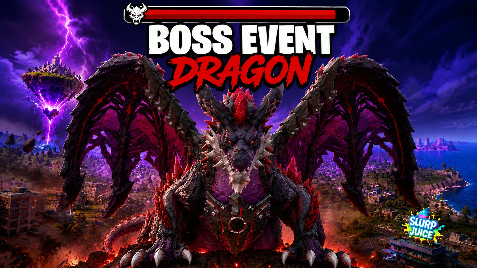 DRAGON BOSS FIGHT — Fortnite Creative map