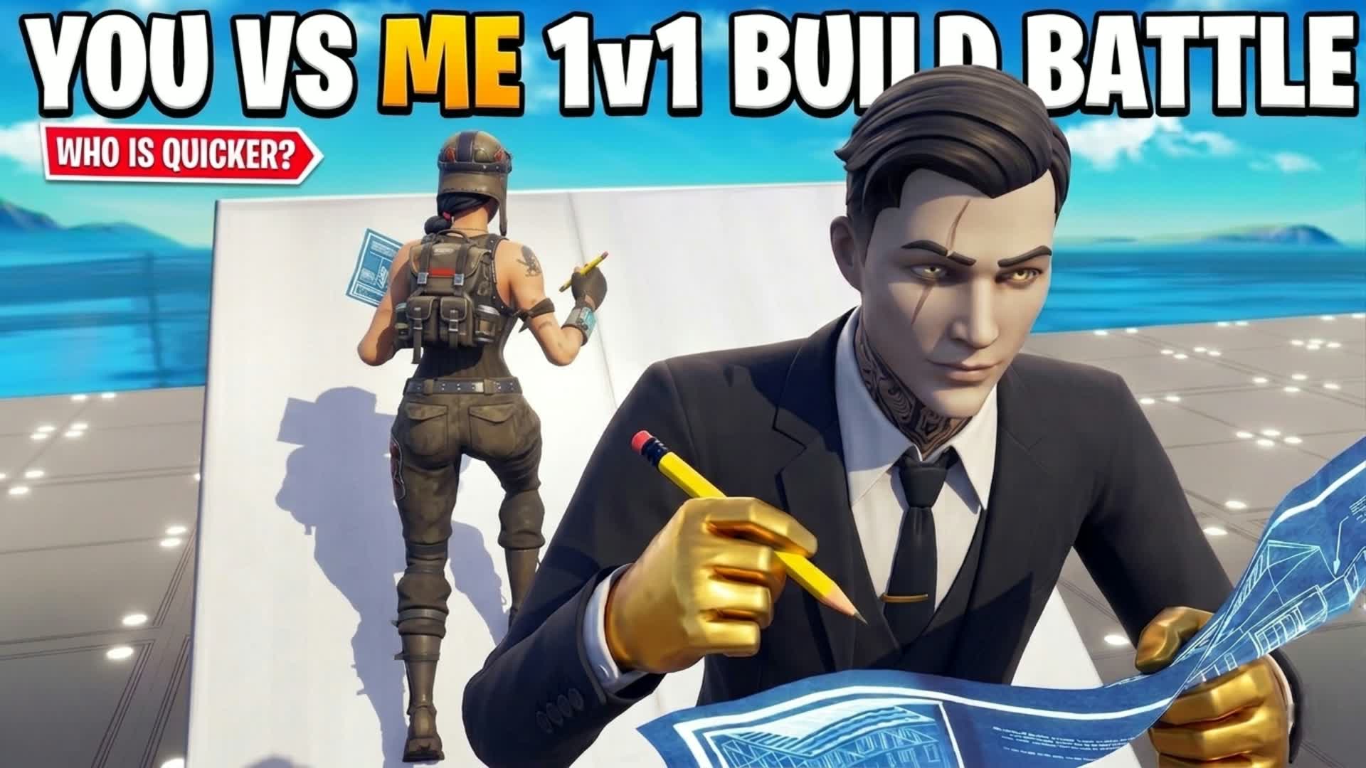 YOU VS ME 1V1 [1.0] — Fortnite Creative map