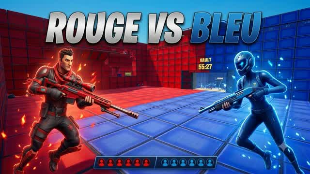 🔴red vs bleu_🔵 — Fortnite Creative map