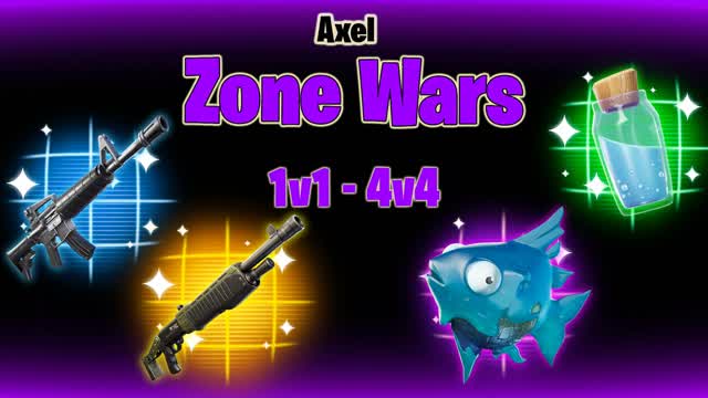 Axel Zone Wars | Ranked — Fortnite Creative map cover art