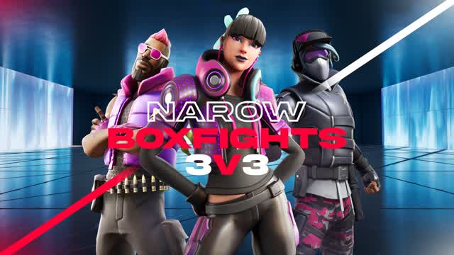 📦 Narow Boxfights (3v3) 📦 — Fortnite Creative map cover art