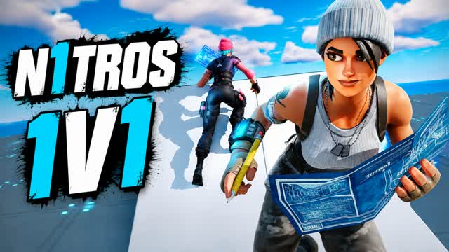 N1TROS 1V1 — Fortnite Creative map cover art