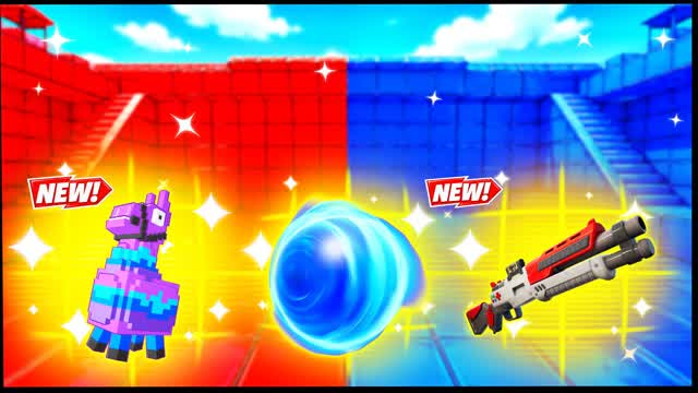 RED VS BLUE MASTER THE MOMENT 🔴🔵 — Fortnite Creative map cover art