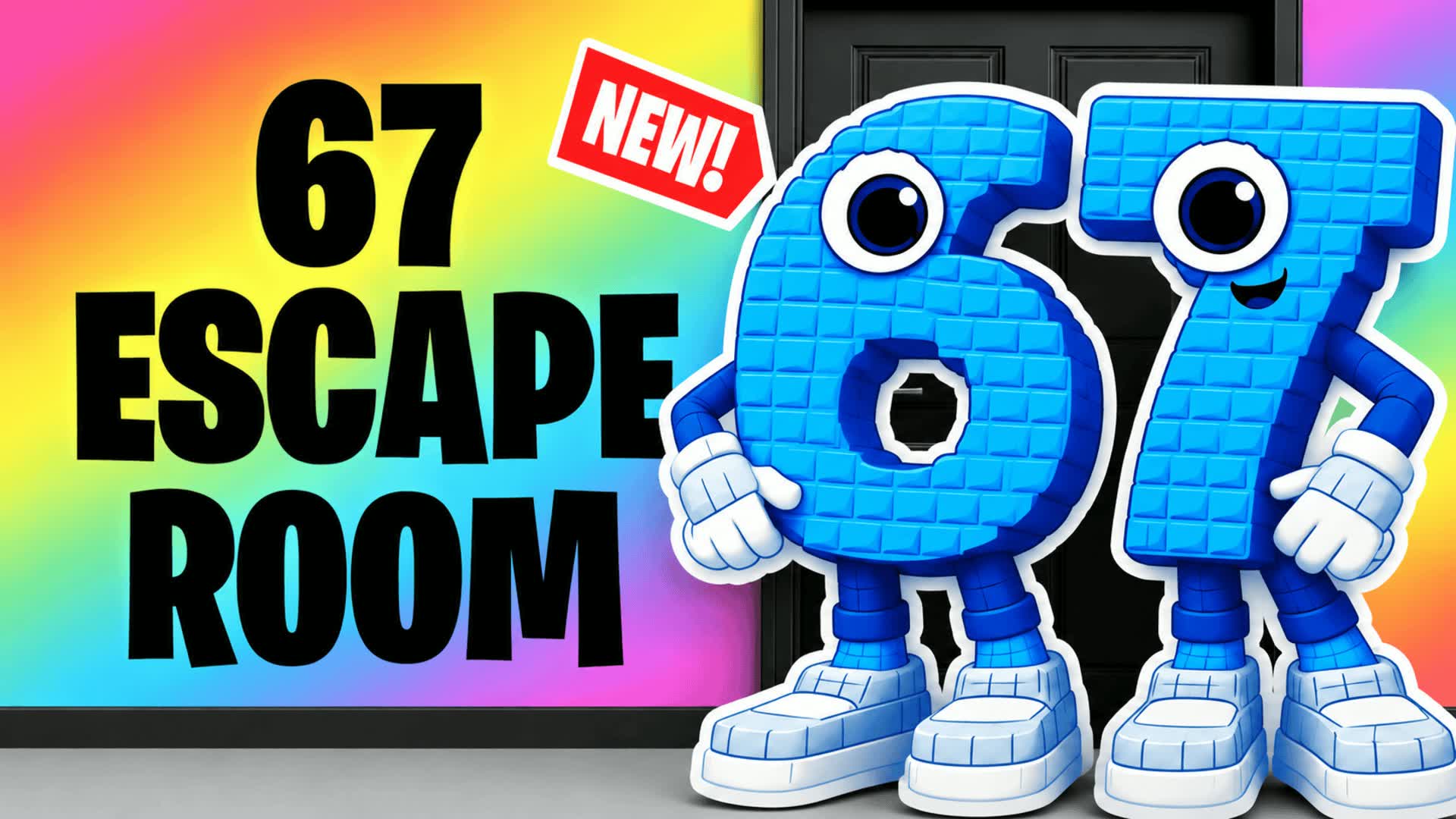 Train Your Brain 👑 67 ESCAPE ROOM — Fortnite Creative map