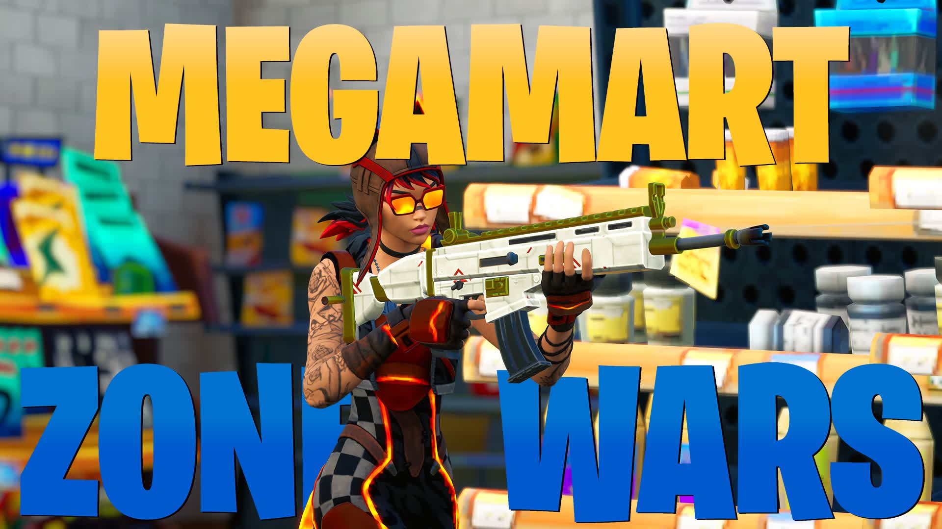 MegaMart Zero Build Zone Wars 🚫✏️ — Fortnite Creative map
