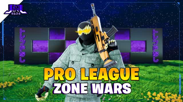 Pro League Zone Wars — Fortnite Creative map cover art
