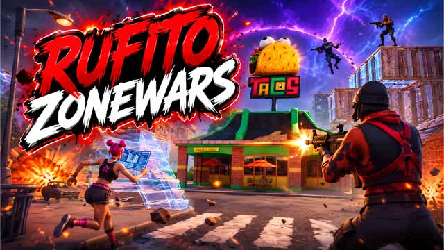 RUFITO ZONEWARS💜 — Fortnite Creative map cover art