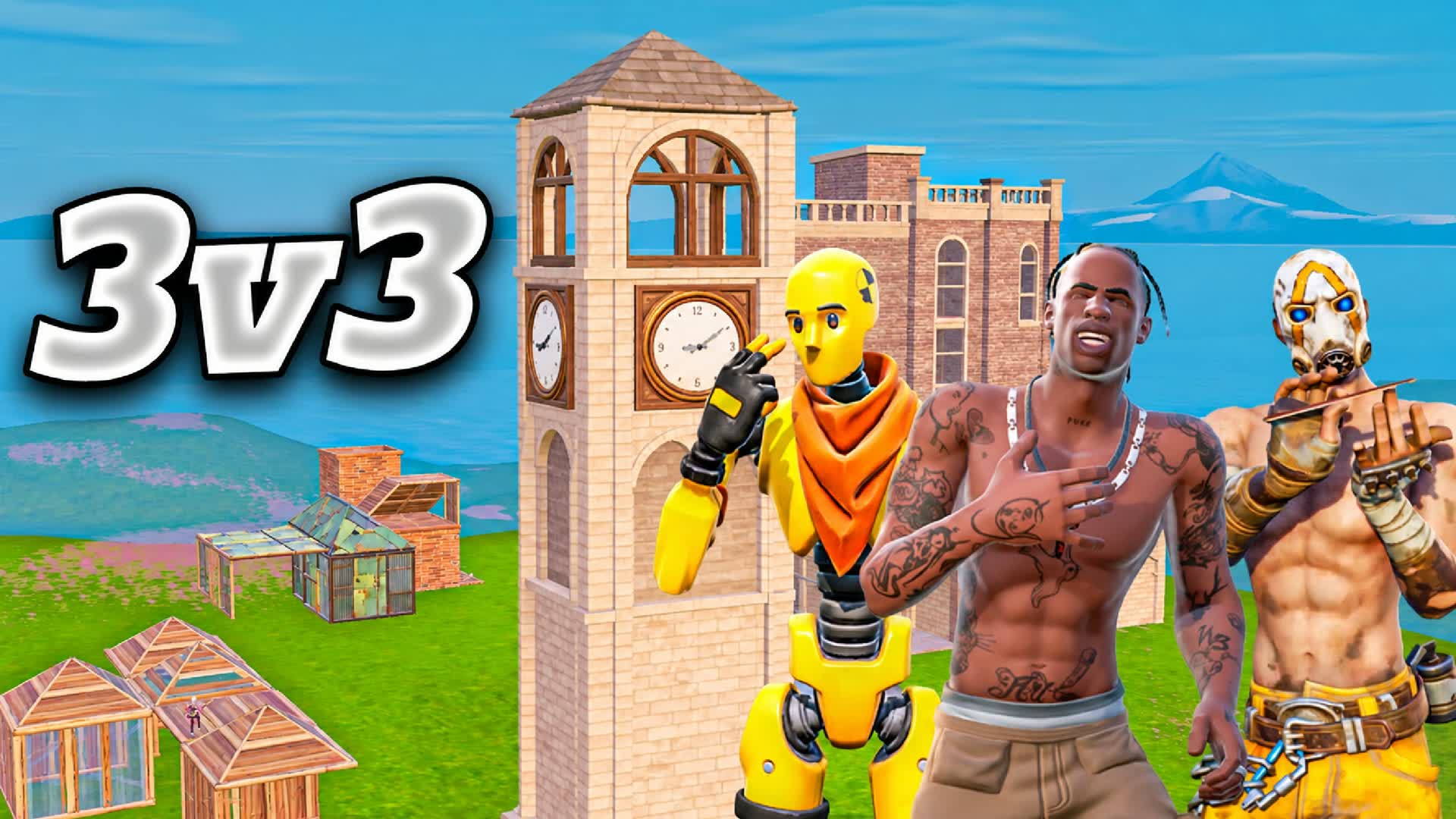 3X3 3C3 3V3 3VS3 — Fortnite Creative map