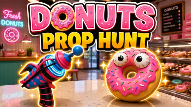 Donuts Prop Hunt🍩 — Fortnite Creative map