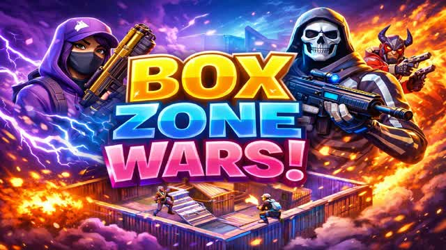 BOX ZONE WARS — Fortnite Creative map cover art
