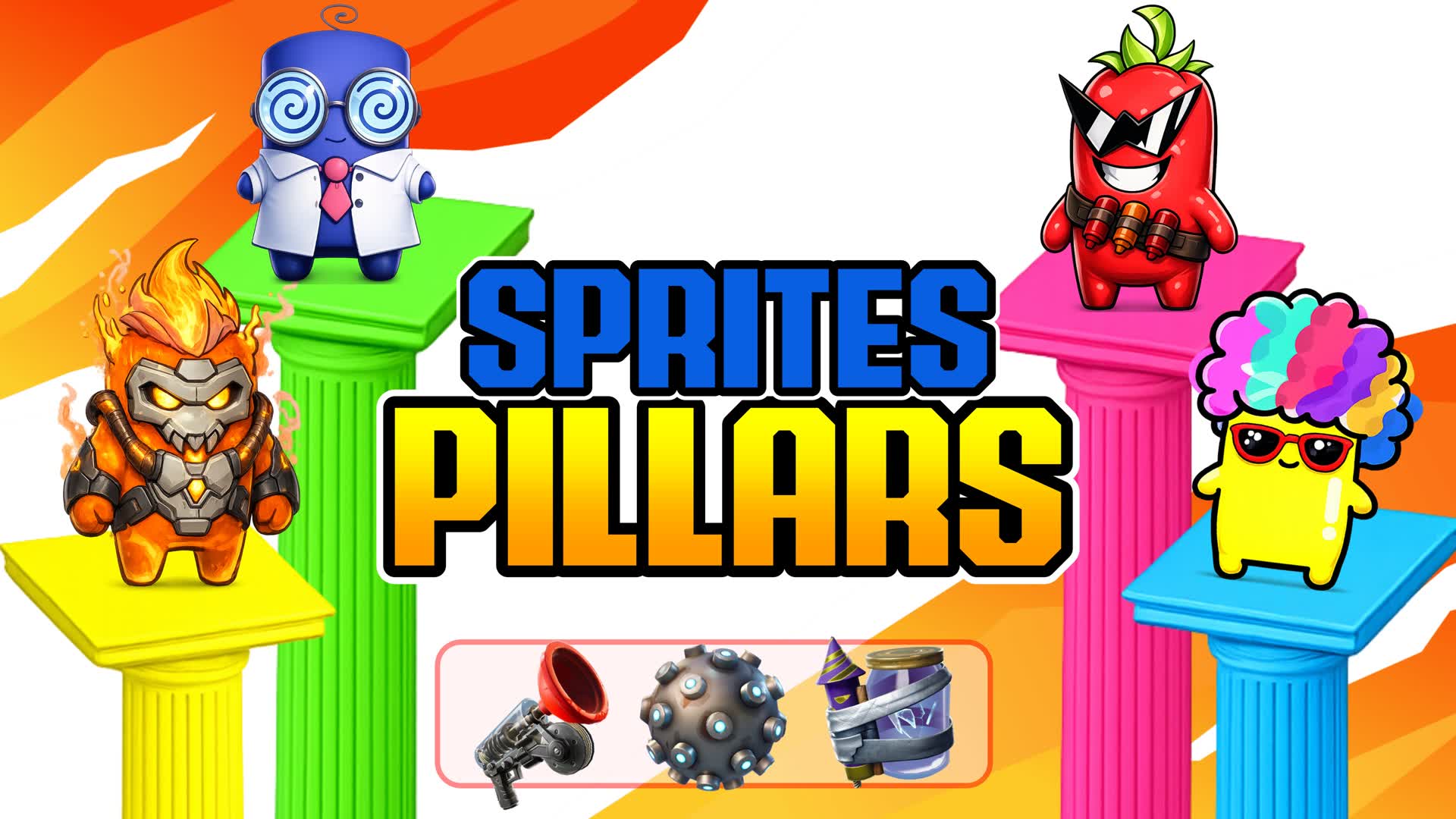 SPRITES PILLARS — Fortnite Creative map