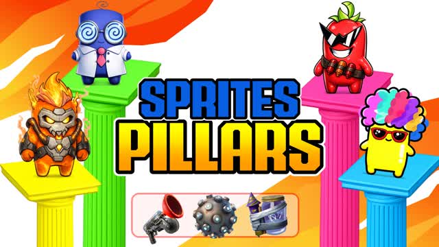 SPRITES PILLARS — Fortnite Creative map cover art