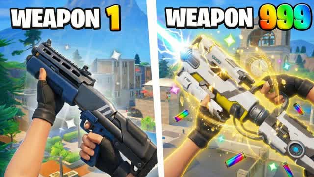 ADMIN GUN GAME ONE SHOT — Fortnite Creative map