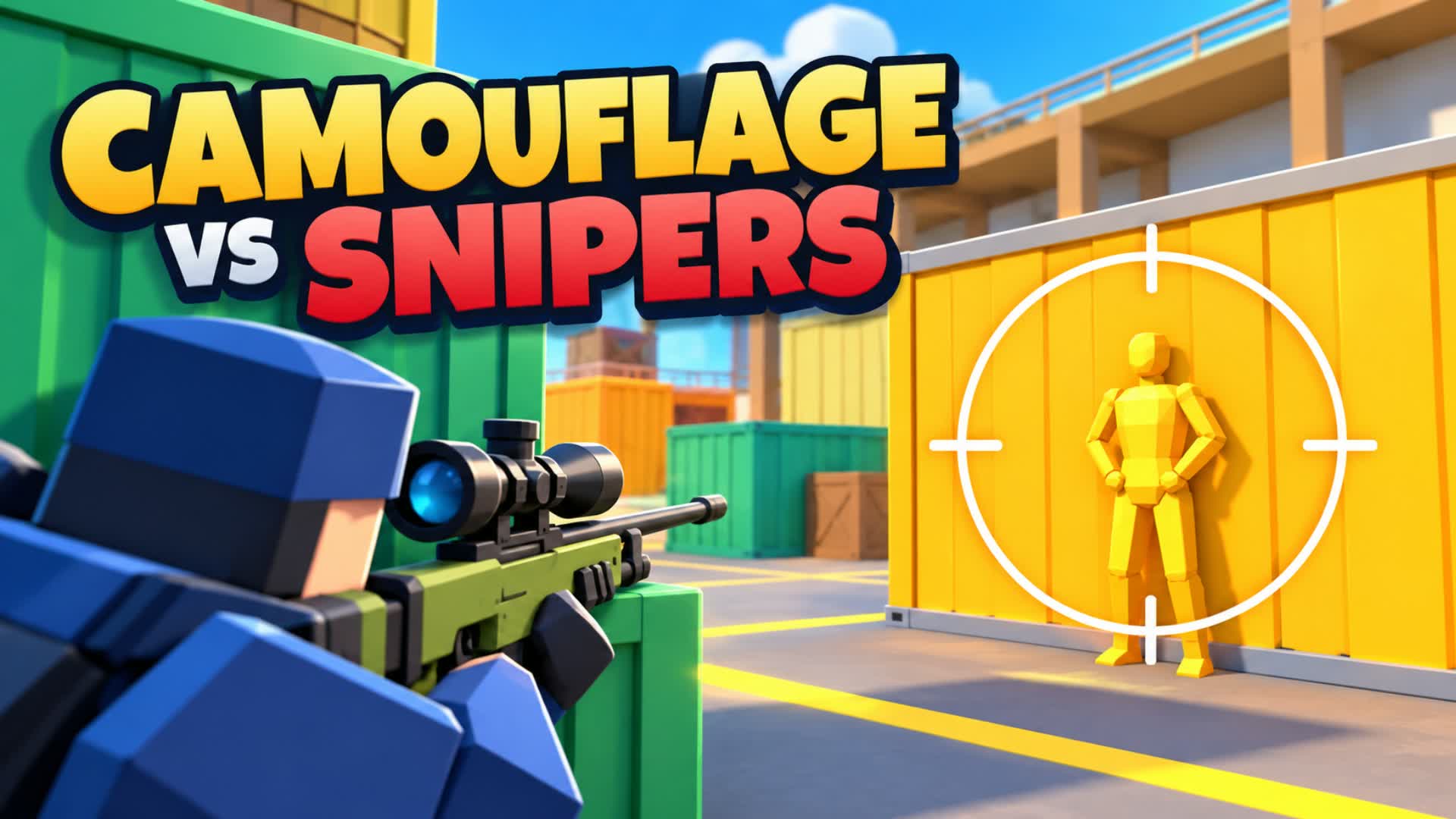 CAMUFLAGEM vs SNIPERS — Fortnite Creative map
