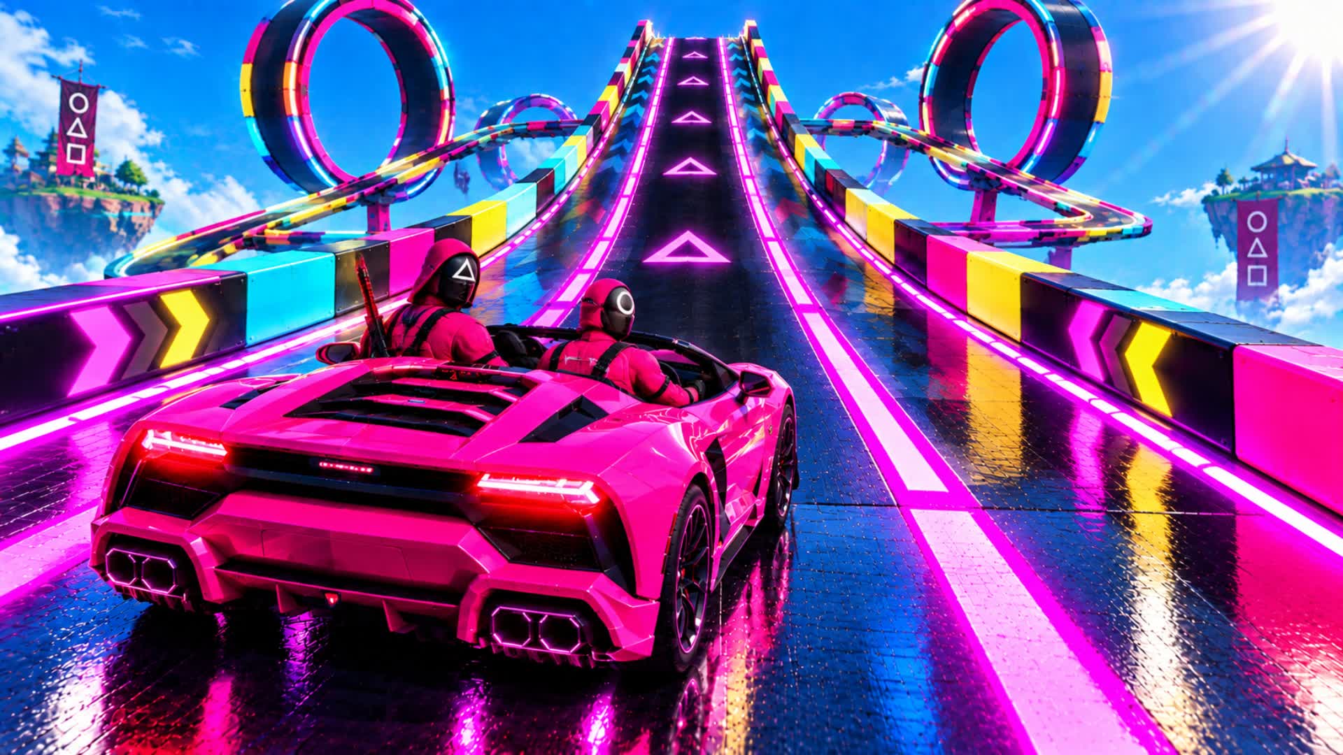 FAST CARS - CAR GAME — Fortnite Creative map