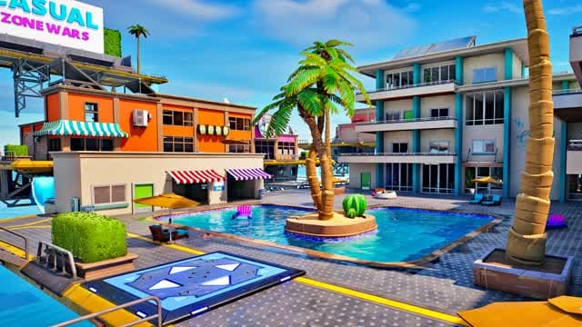 🔥CASUAL ZONEWARS🔥 — Fortnite Creative map