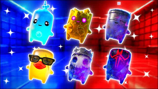 BLUE VS RED STAY SHARP 🔵🔴 — Fortnite Creative map cover art
