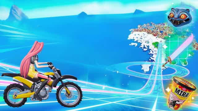 SUPER RACE BATTLE CARS — Fortnite Creative map