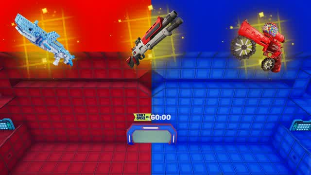 💯BEST SUPER RED VS BLUE 🔴🔵 — Fortnite Creative map