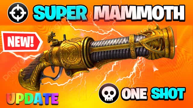 MAMMOTH ONE SHOT🎯TILTED TOWERS🔫 — Fortnite Creative map