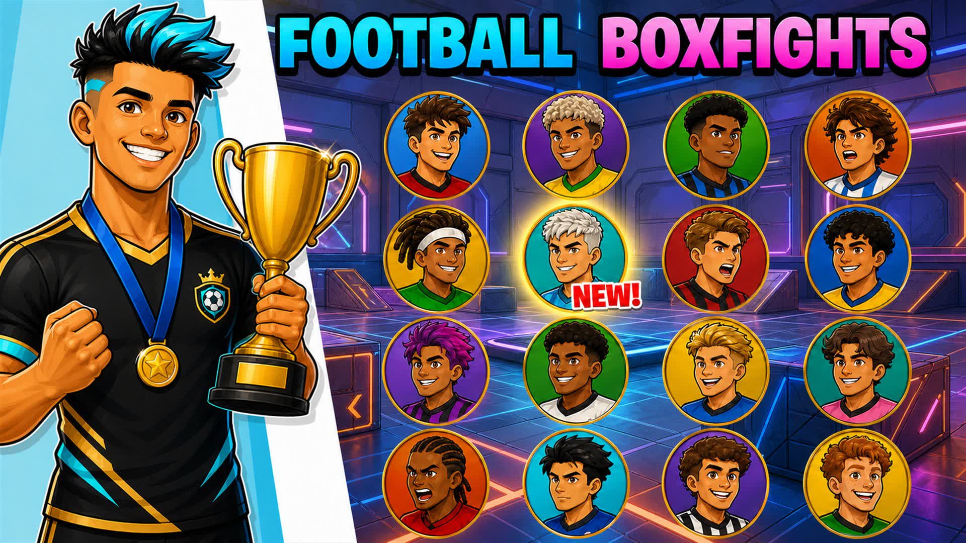 FOOTBALL BOX PVP GOAL RUSH — Fortnite Creative map