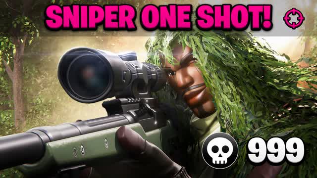 SNEAKY SNIPERS FOREST [ONE SHOT] — Fortnite Creative map cover art