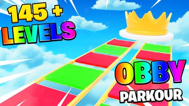 Obby Parkour 145+ Levels — Fortnite Creative map