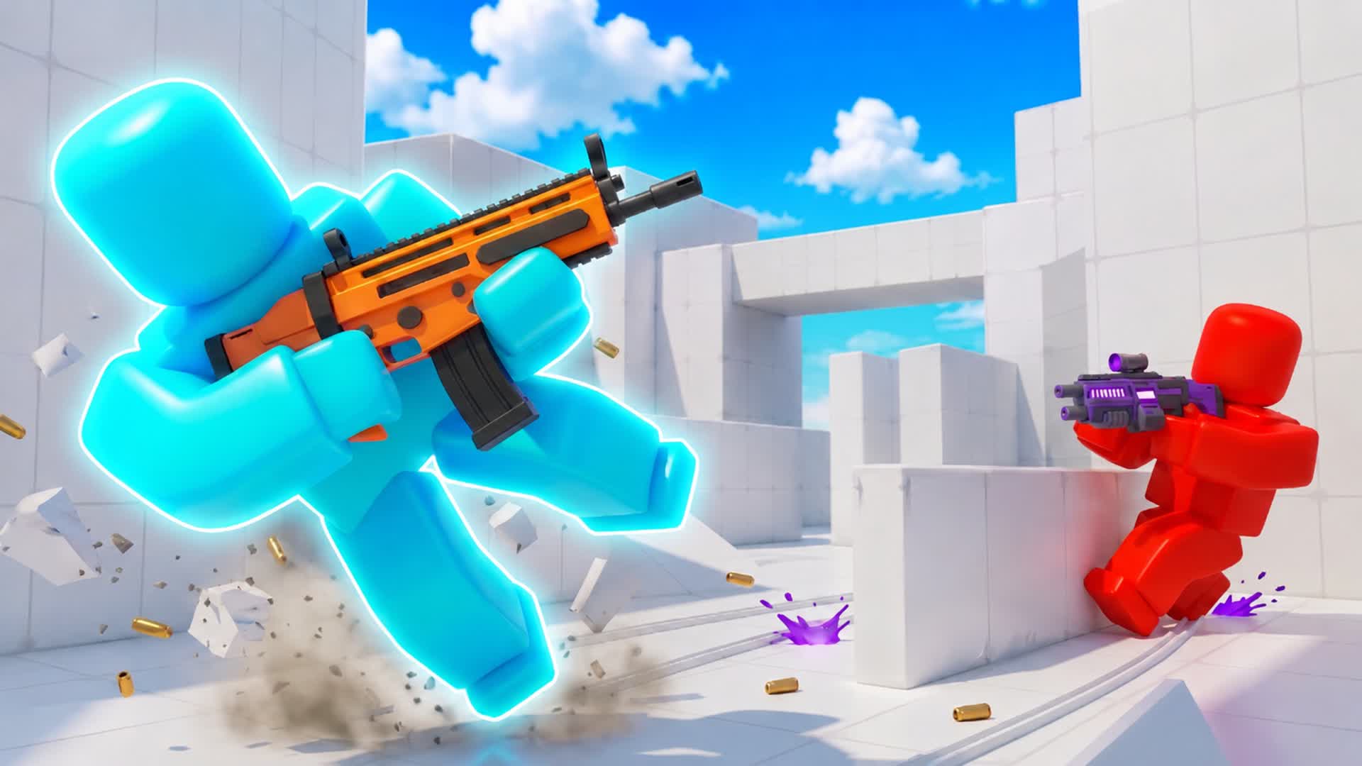 Red vs Blue: Confronto Supremo — Fortnite Creative map