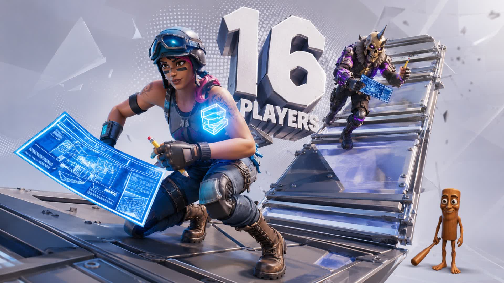 1v1 BF Build Fights (16 Players) — Fortnite Creative map