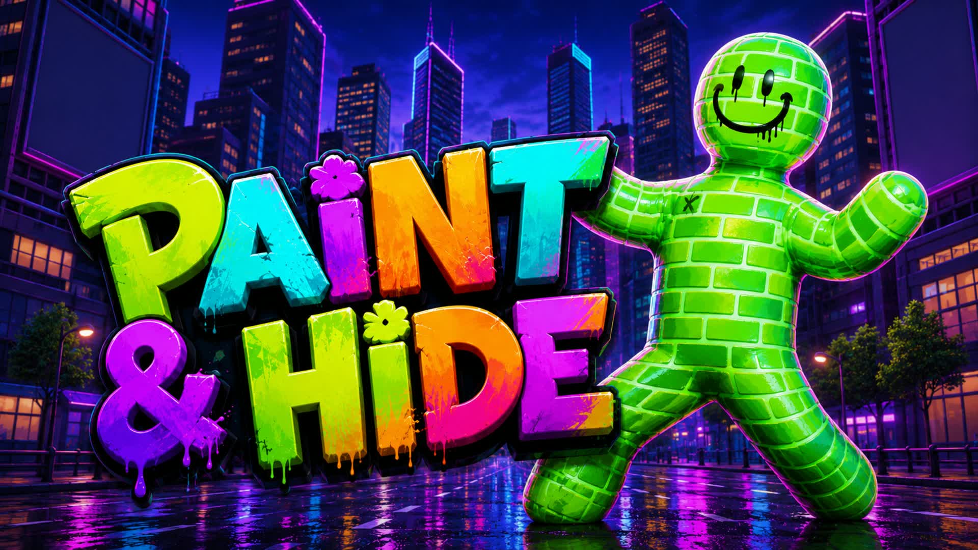 NEW CHAMELEON PAINT AND HIDE — Fortnite Creative map