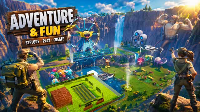 ADVENTURE AND FUN - RAMP - CARS — Fortnite Creative map cover art