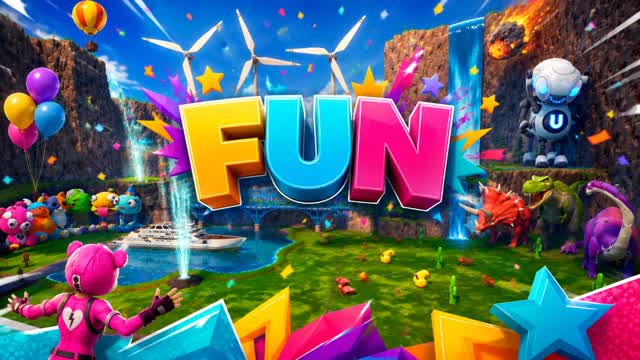 ADVENTURE, CARS, WEAPONS, AND MUCH MORE — Fortnite Creative map