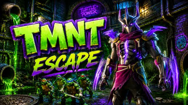 TMNT ESCAPE ROOM [SIDEKICKS] — Fortnite Creative map