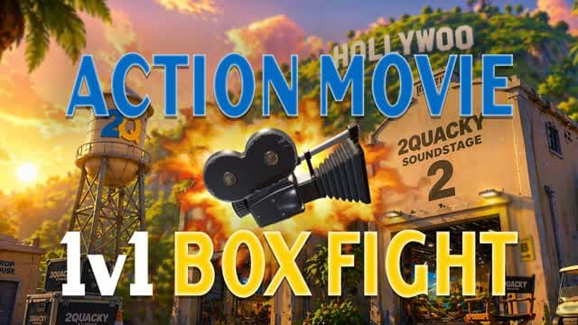 Action Movie Box Fight (1v1) — Fortnite Creative map cover art