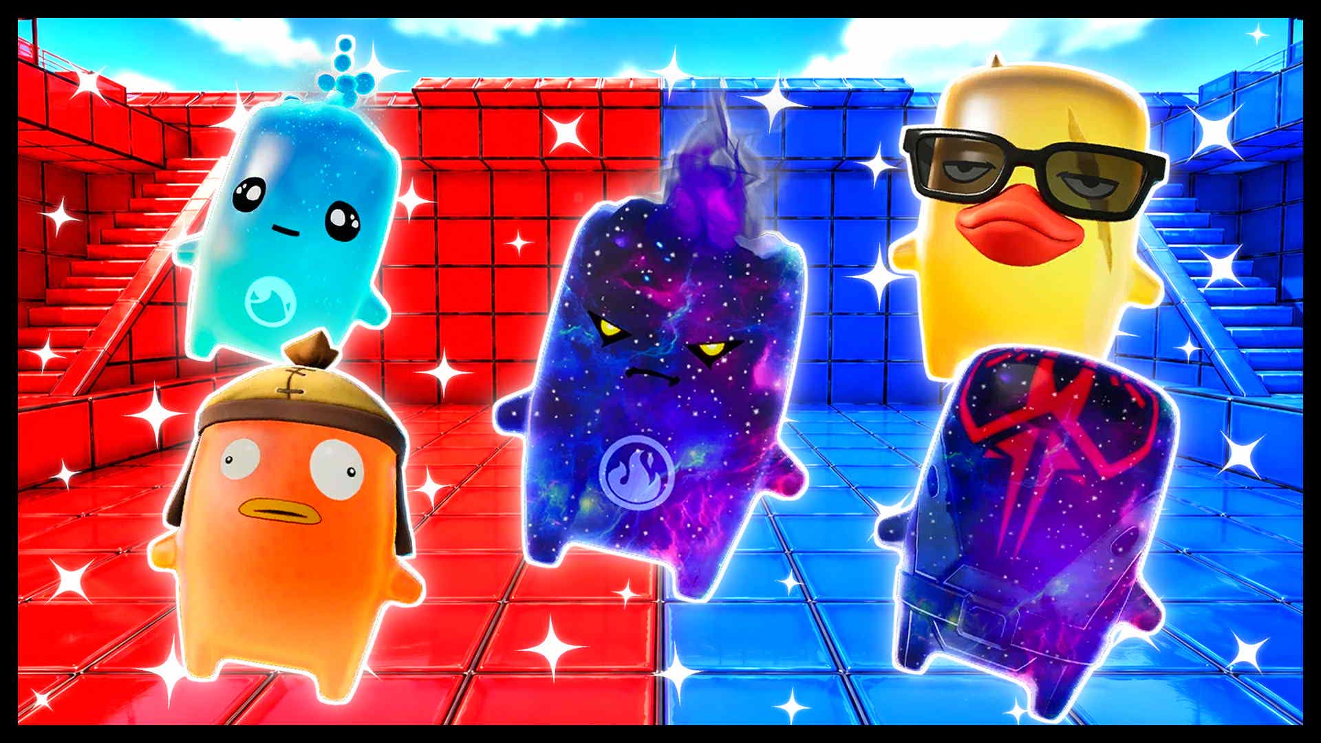ONE CLEAR SHOT RED VS BLUE 🔴🔵 — Fortnite Creative map