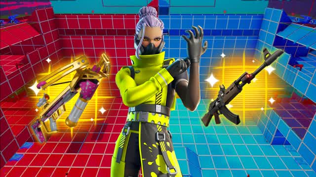 BLUE PASS RED — Fortnite Creative map cover art