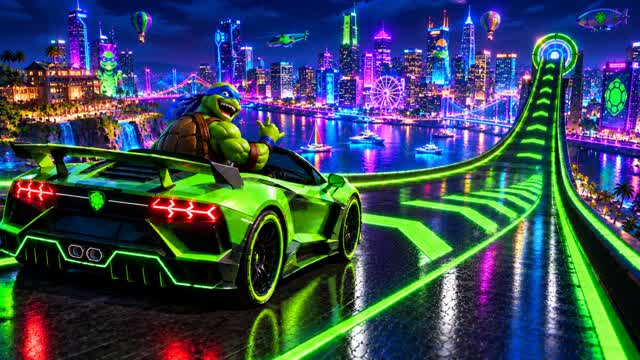 SUPER ROAD BATTLE - CAR GAME — Fortnite Creative map cover art