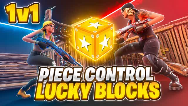Piece Control 1v1 Lucky Blocks 🎯 — Fortnite Creative map