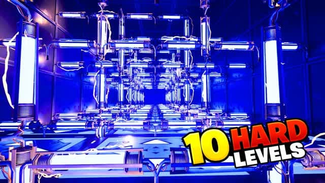 Hard DeathRun 10 Levels — Fortnite Creative map