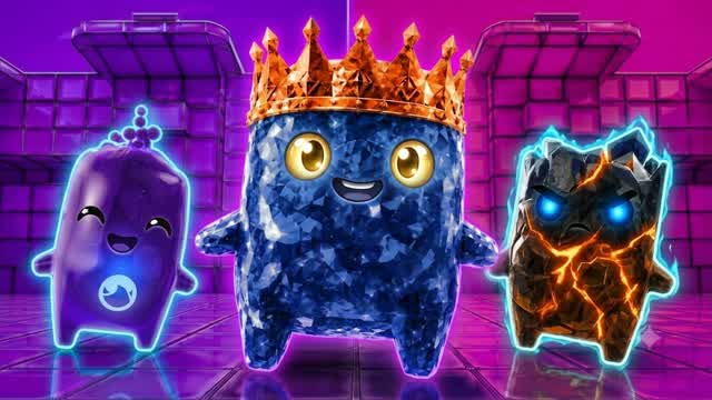 RED VS BLUE DAVID UNC — Fortnite Creative map cover art