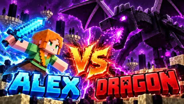 ALEX VS DRAGON — Fortnite Creative map cover art