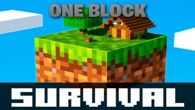 ONE BLOCK SURVIVAL — Fortnite Creative map cover art