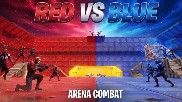 THE GRID RED VS BLUE 🔴🔵 — Fortnite Creative map